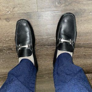 Salvatore Ferragamo Black Loafers Size 10